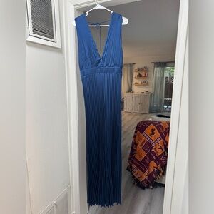 Abercrombie & Fitch Navy Satin Dress